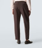 Umit Benan Selly silk-blend straight pants