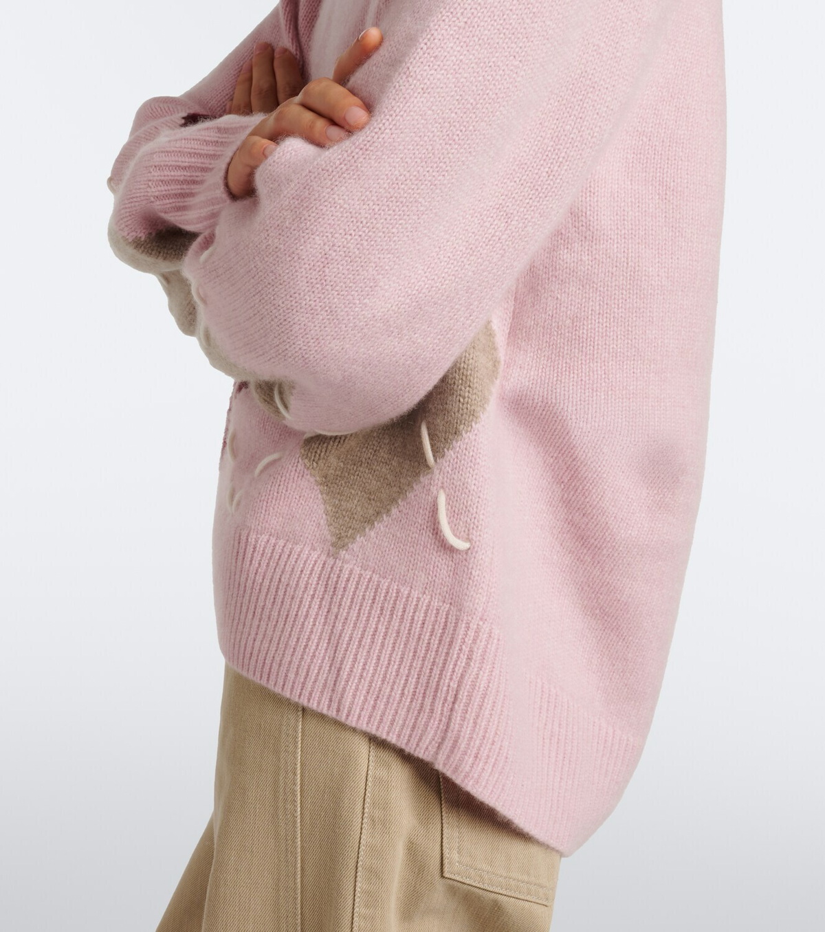 Arch4 Sloane argyle cashmere sweater