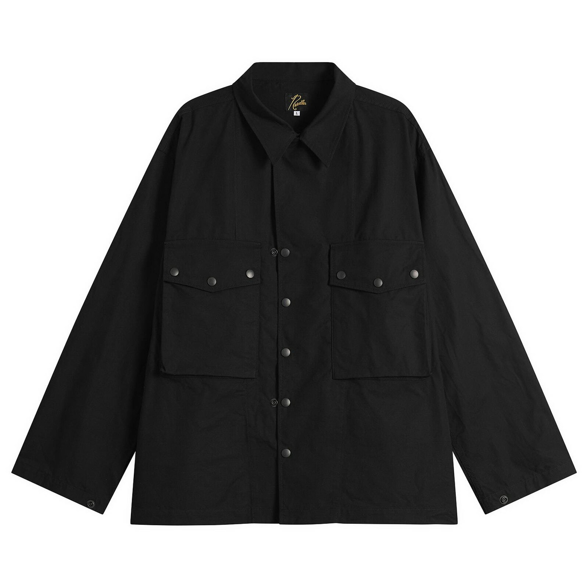 Needles Lumberjack Coat 11oz Cotton Oxford Black Denim Jackets Needles