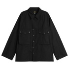 Needles Men's Cotton Ripstop Field Jacket in Black