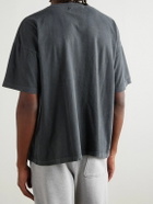 Remi Relief - Who Is Printed Cotton-Jersey T-Shirt - Black