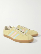 adidas Originals - Köln 24 Leather-Trimmed Suede Sneakers - Yellow
