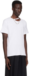 LGN Louis Gabriel Nouchi White Cutout T-Shirt