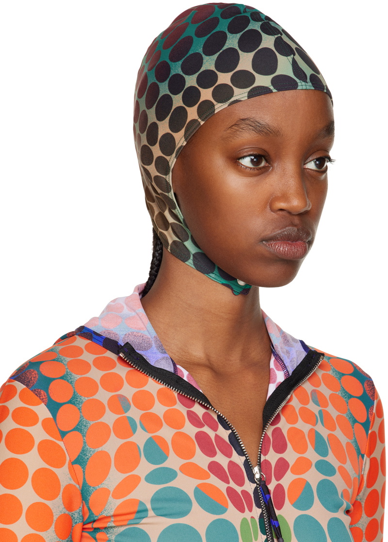 Jean Paul Gaultier Multicolor Cyber Dot Hood