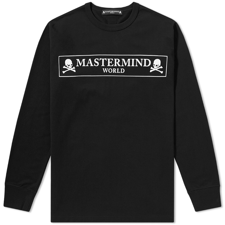 Photo: MASTERMIND WORLD Long Sleeve Box Logo Tee
