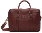 Polo Ralph Lauren Brown Heritage Leather Messenger Bag