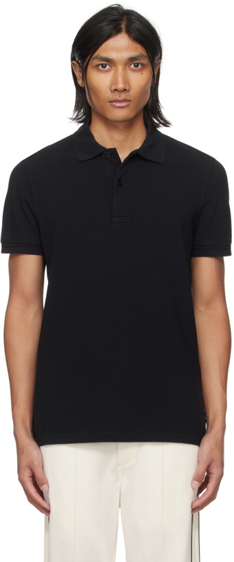 Photo: TOM FORD Black Tennis Polo