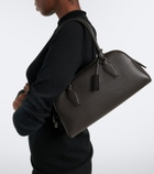 The Row E/W India Small leather shoulder bag