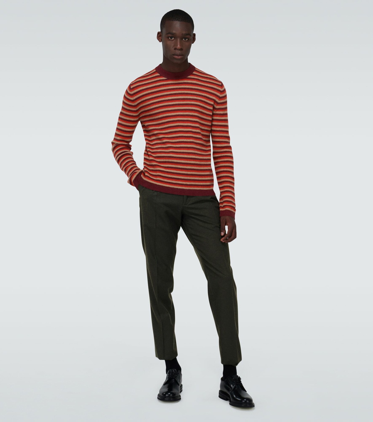 Lardini - Wool drawstring pants
