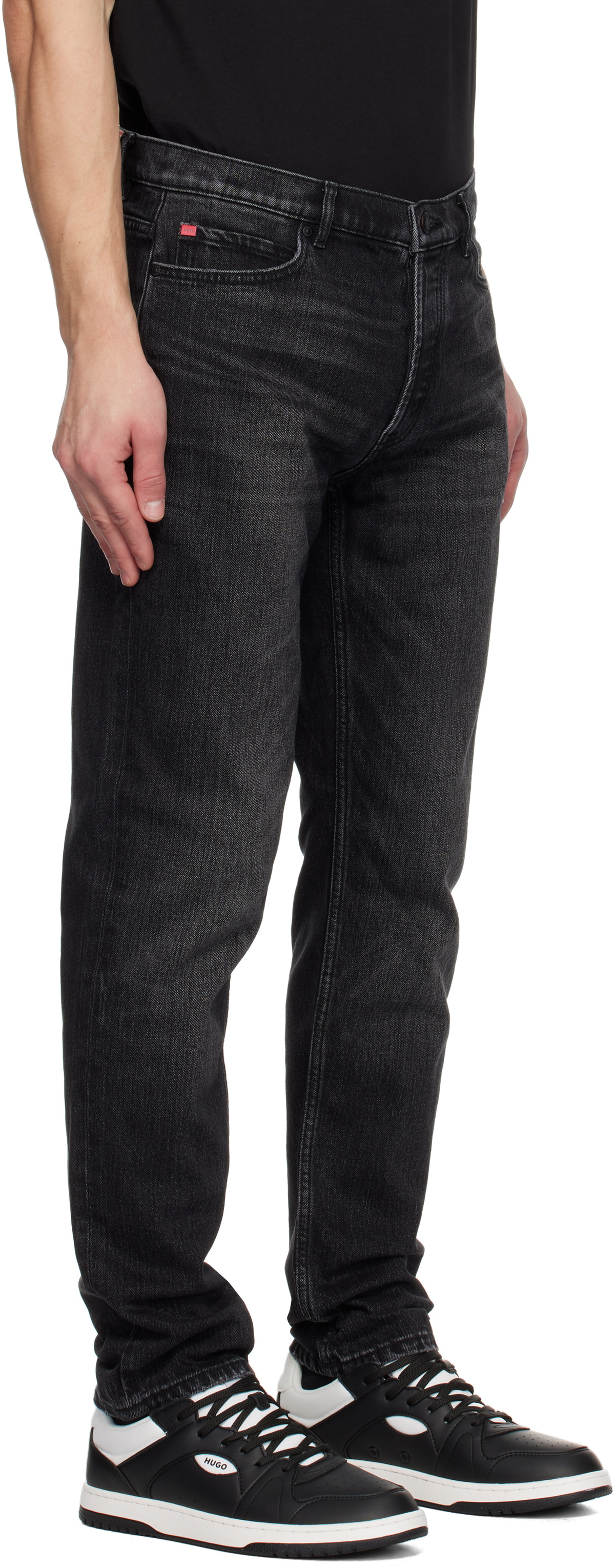 Hugo Black Tapered Jeans