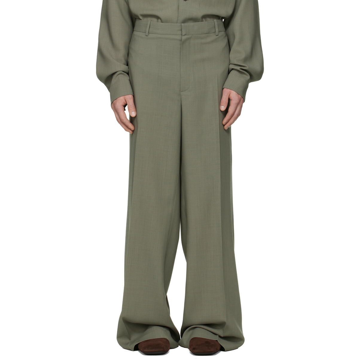 Calvin Klein Collection Taupe Eric Trousers