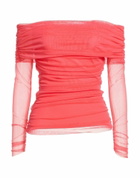 Chiara Boni La Petite Robe Womens Top Coral