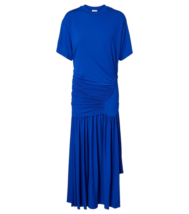 Photo: Ferragamo Draped jersey T-shirt dress