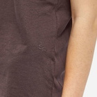Stylerunner Women's Double Kick Tank Vest Top in Sepia