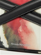 Alexander McQueen - Leather-Trimmed Printed Nylon Messenger Bag - Black