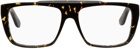 Gucci Tortoiseshell Rectangular Glasses