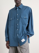 WTAPS - Checked Seersucker Shirt - Green