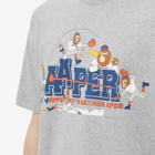 Men's AAPE x Rob Flowers Aaper T-Shirt in Grey