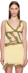 VAILLANT Yellow Deconstructed Tank Top