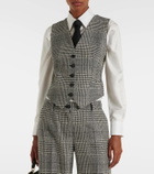 Dolce&Gabbana Prince of Wales check wool-blend vest