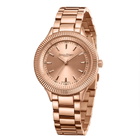 Swan & Edgar Duet Quartz Rose Gold Dial Ladies Watch SEL052