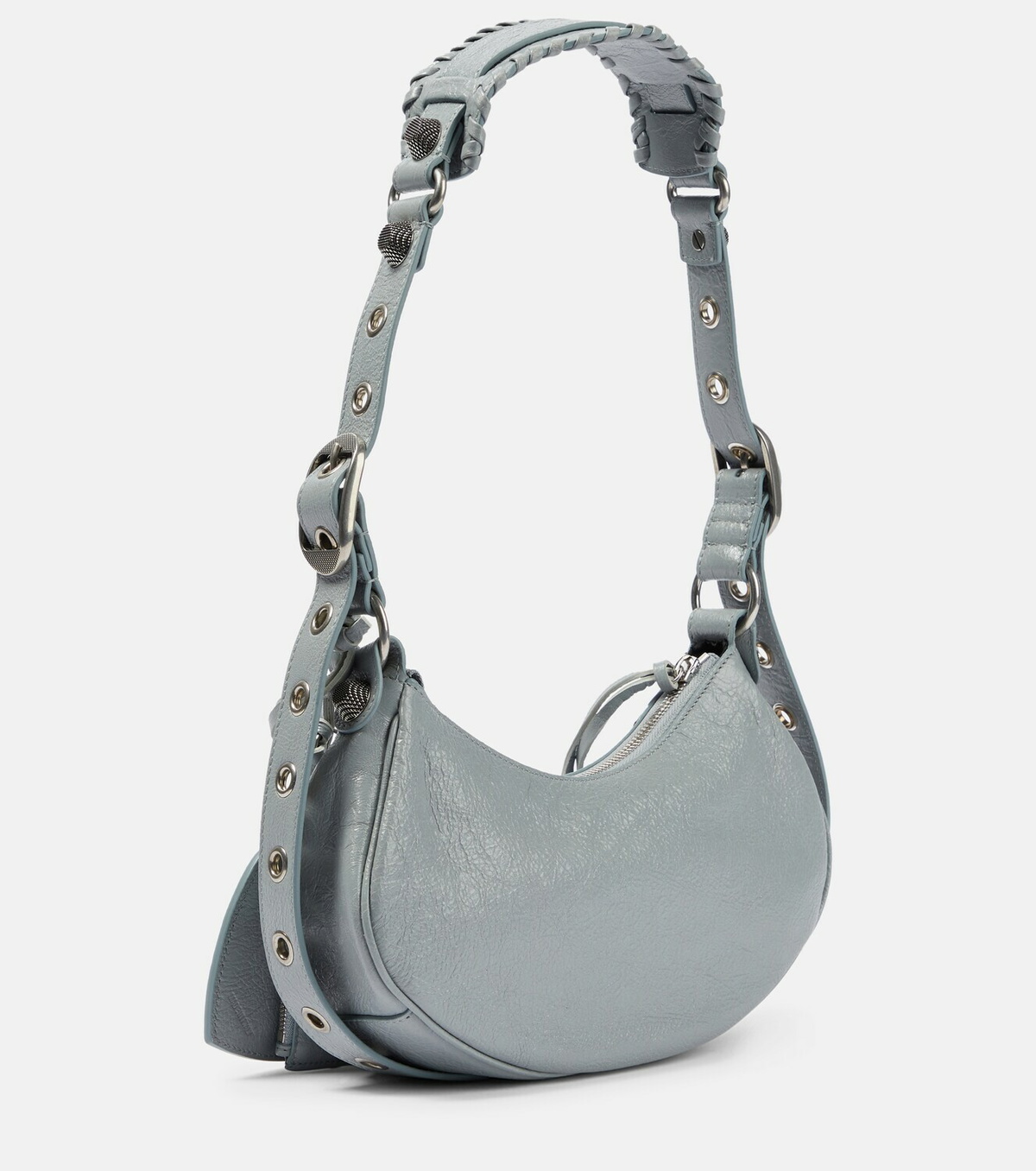BALENCIAGA グレー ルカゴール　le Cagole S Balenciaga Grey Leather Small Le Cagole Bag ○ Labellov ○ Buy and