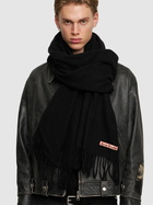 ACNE STUDIOS Wool Logo Scarf