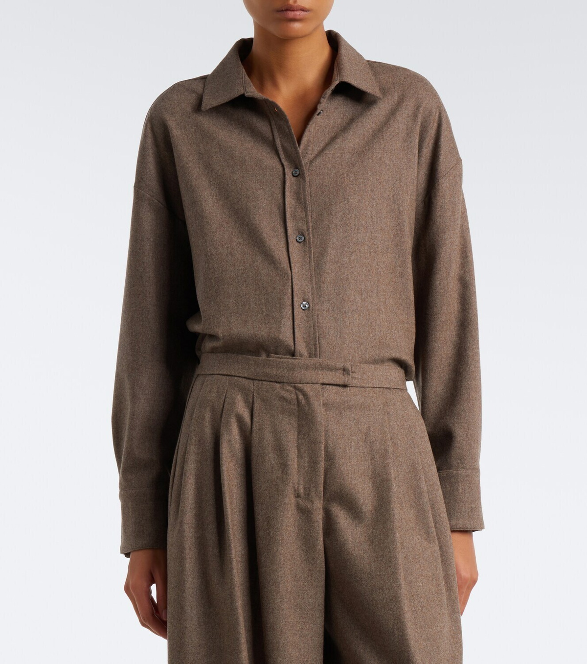 'S Max Mara Wool flannel shirt