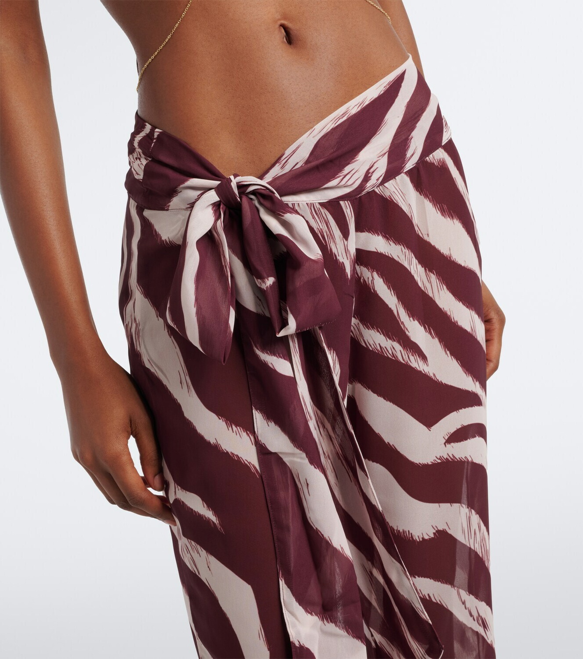Bananhot Bowie zebra-pants wide-leg pants