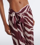 Bananhot Bowie zebra-pants wide-leg pants