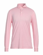 Fedeli Mens Polo shirt in Pink