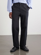 A.P.C. - Dylan Straight-Leg Cotton-Poplin Trousers - Black