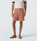 Valentino Striped terry shorts