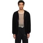 Rick Owens Black Tower Zipped Hoodie
