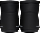 Moon Boot Black No Lace Rubber Boots