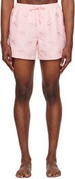 Burberry Pink EKD Swim Shorts