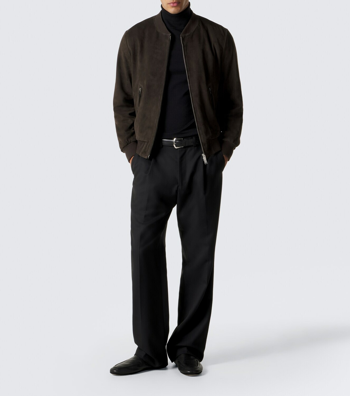 Arma Didier suede bomber jacket