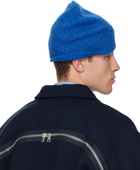 Dries Van Noten Blue Alpaca Blend Beanie