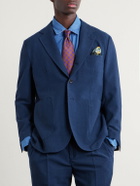Rubinacci - Wool-Blend Single-Breasted Jacket - Blue