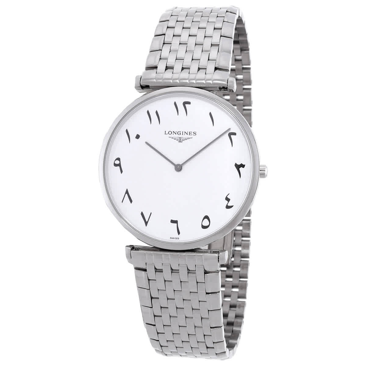 Longines Quartz White Dial Mens Watch L47664136