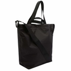 And Wander Men's Large Cordura Logo Tote Bag in Black