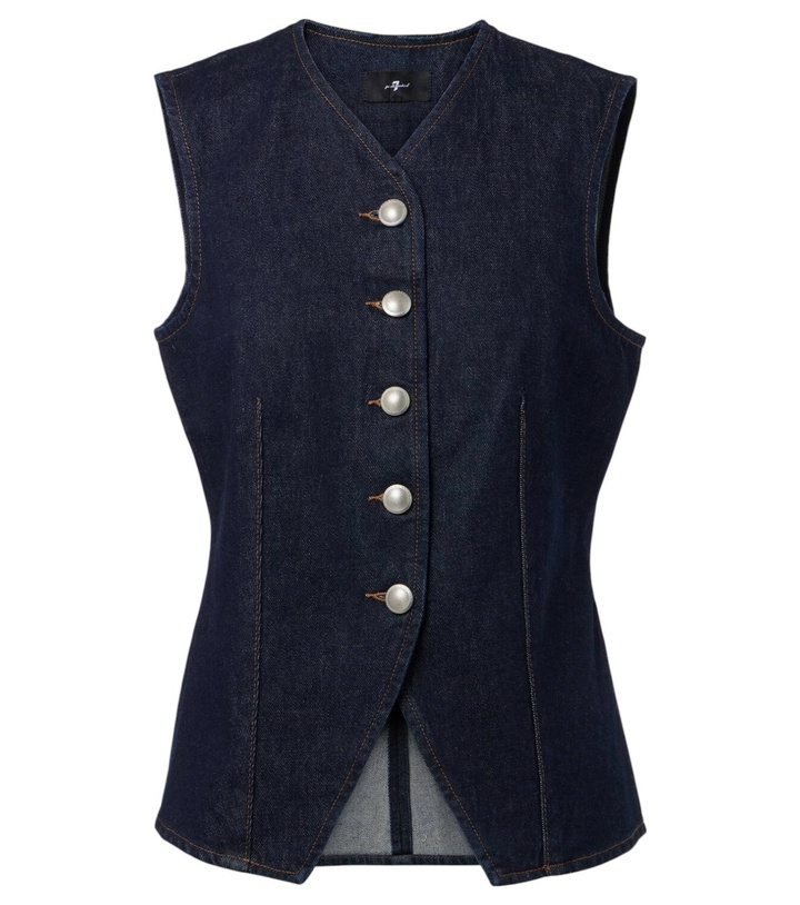 Photo: 7 For All Mankind Lady denim vest