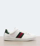 Gucci Ace Web Stripe leather sneakers
