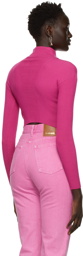 Jacquemus Pink 'La Maille Bormio' Turtleneck