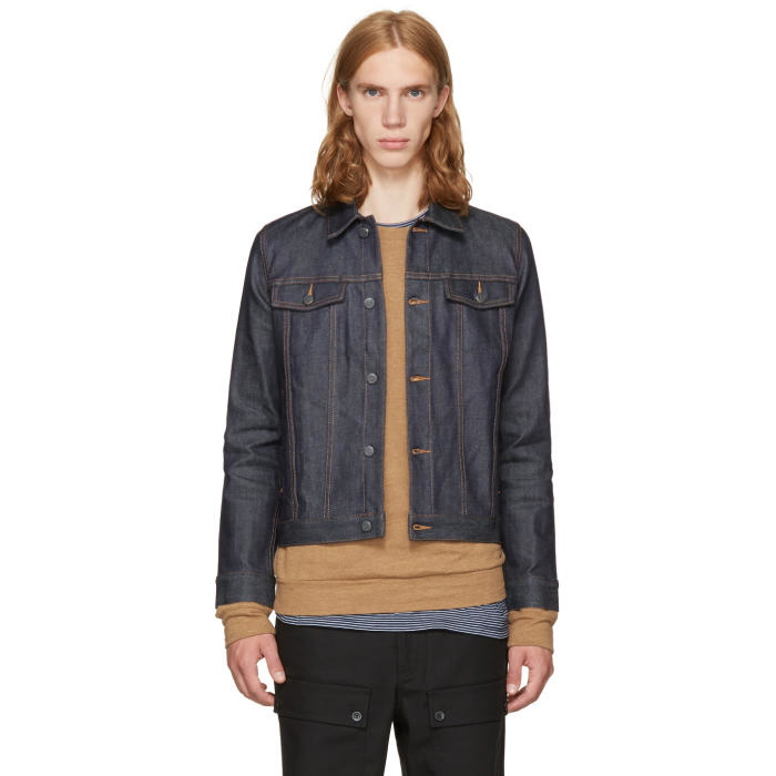 A.P.C. Navy Denim Brandy Jacket A.P.C.