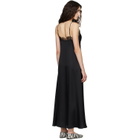 ANINE BING Black Magnolia Midi Dress