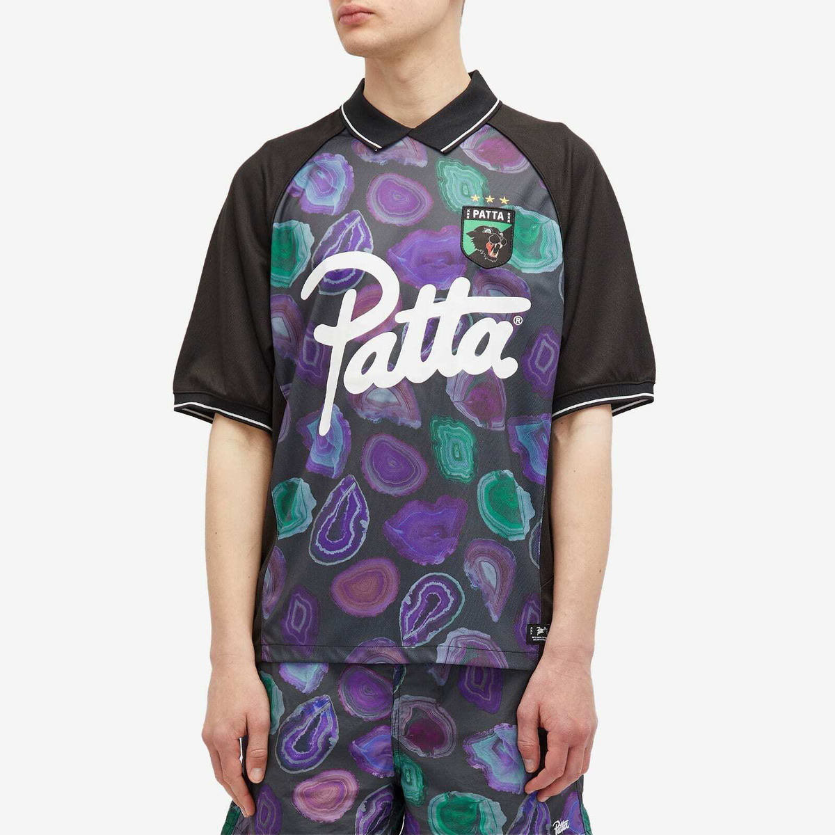 Patta Men's Agathe Football Jersey in Multi