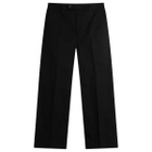 Comme des Garçons Homme Men's Cotton Oxford Straight Trousers in Black