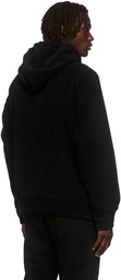 Versace Jeans Couture Black Embroidery Fleece Hoodie