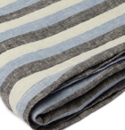 Frescobol Carioca - Striped Linen Towel - Blue